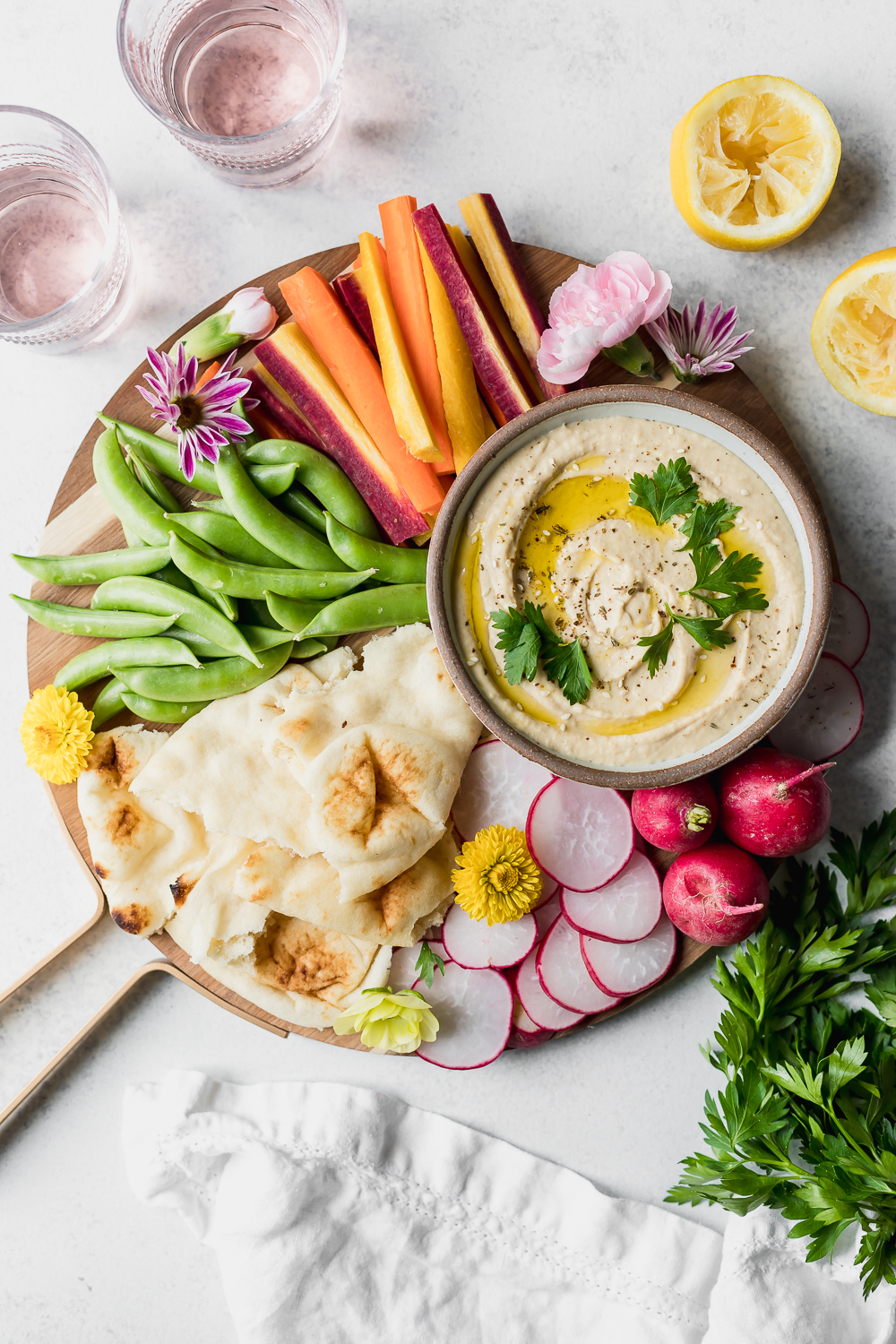 Hummus Platter for Kids (and Grown Ups!)