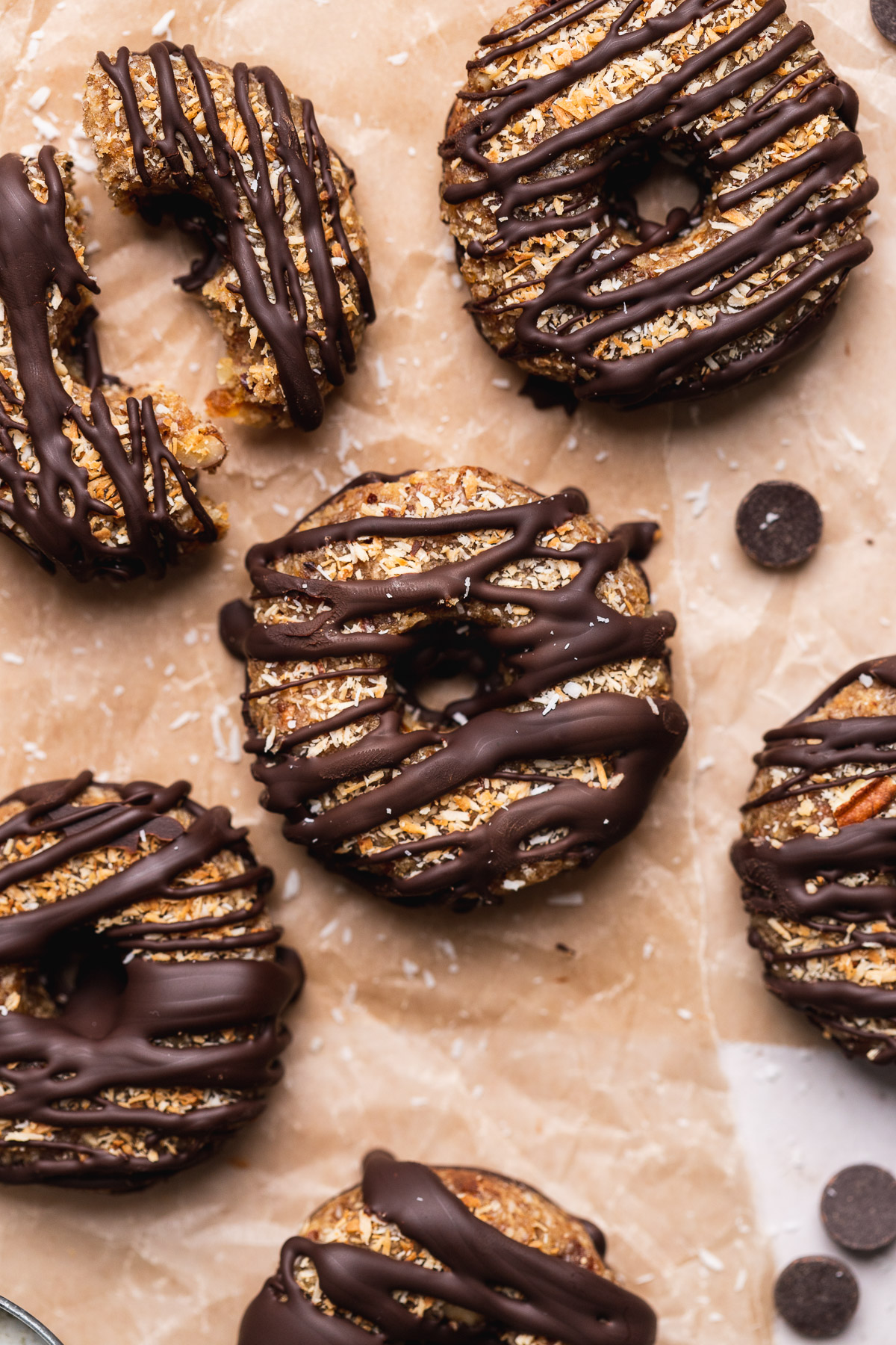 No Bake Healthy Samoa Cookies - Danilicious Dishes